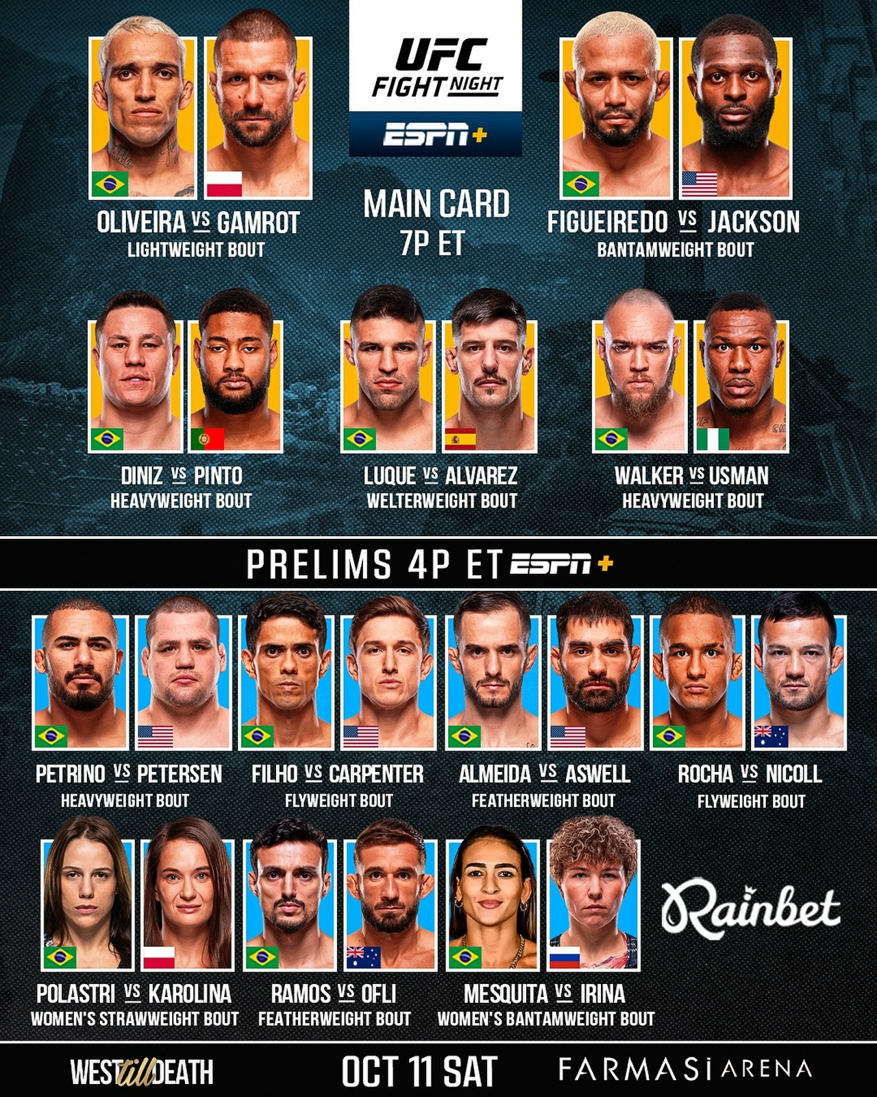 UFC Fight Night 261: Прямая трансляция 11.10.2025 2 смотреть фильм онлайн